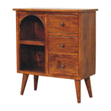 English Elm Larrisa Woven Door Bedside