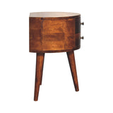 English Elm Odyssey Tripod Bedside