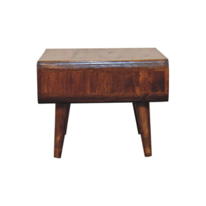 English Elm Solid Wood Chestnut Media Unit - Elegant Mango Wood Design With Open Storage For Modern Spaces B182P280793-GIGA