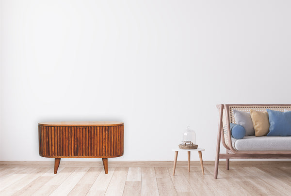 English Elm Reeve Chestnut Blanket Box – Solid Wood Storage Bench with Clean Lines, Timeless Elegance & Versatile Style B182P166623