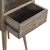 English Elm Mini Grey Washed Bedside