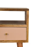 English Elm Mini Blush Hand Painted Bedside