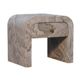 Nouveau Bedside Table: Timeless Elegance Furniture for Stylish Home Decor, 17.72 x 13.78 x 15.75