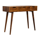 English Elm Chestnut Foldable Mirror Table