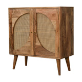 English Elm Close-Knit Leaf Cabinet