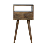 English Elm Mini Grey Washed Bedside