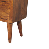 English Elm Larrisa Woven Door Bedside