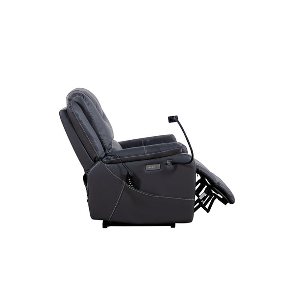 English Elm Liyasi Zero Gravity Power Recliner Eco Leather Massage Lumbar Heat Usb Charging W820S00039