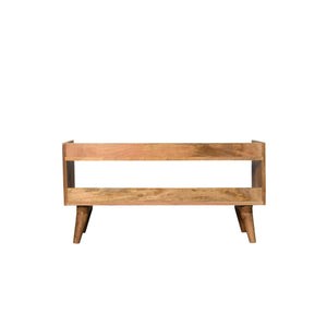 English Elm Oak-Ish Scandinavian Storage Bench - Stylish Seating & Hidden Storage For Entryways, Bedrooms & More B182P166669