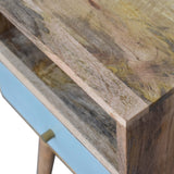 English Elm Mini Duck Egg Painted Bedside