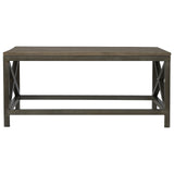 Timeless Elegance Industrial Metal Coffee Table - Stylish & Functional Home Furnishing 43.31 x 23.62 x 17.72