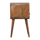 English Elm Mini Oakish Curve Open Bedside