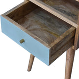 English Elm Mini Duck Egg Painted Bedside