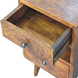 English Elm Mini Classic Multi Chestnut Bedside