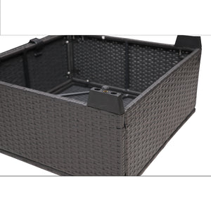 English Elm Outdoor 7-Piece Pe Rattan Patio Furniture Set With Cushions - Stylish, Durable & Weather-Resistant! W213S00042