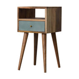 English Elm Mini Duck Egg Painted Bedside