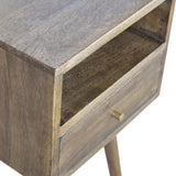 English Elm Mini Grey Washed Bedside