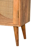 English Elm Close-Knit Leaf Cabinet