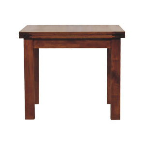 English Elm Chestnut Butterfly Dining Table - Solid Wood, Cozy Contemporary Design For Small Spaces & Gatherings B182P166581