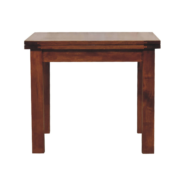 English Elm Chestnut Butterfly Dining Table - Solid Wood, Cozy Contemporary Design For Small Spaces & Gatherings B182P166581