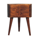 English Elm Odyssey Tripod Bedside