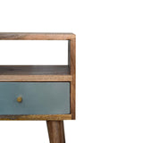 English Elm Mini Duck Egg Painted Bedside