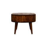 English Elm Stripe Chestnut Coffee Table