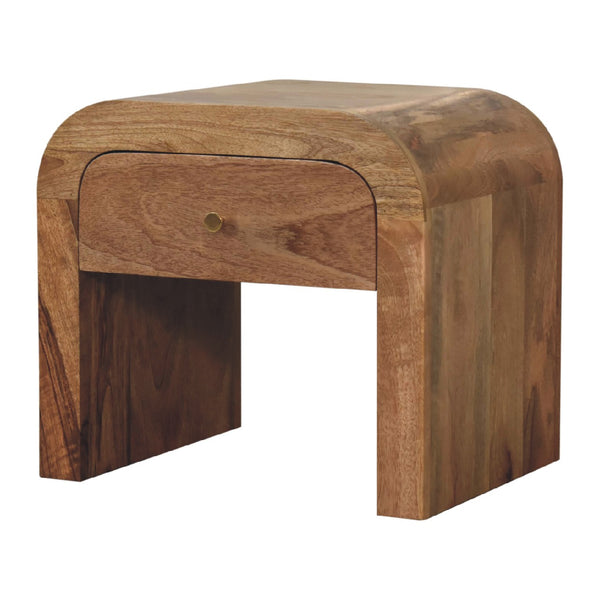 English Elm Darcy Solid Wood Nightstand in Oak — Timeless Elegance, Single Drawer Design, Compact 21.65" L B182P166590