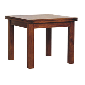 English Elm Chestnut Butterfly Dining Table - Solid Wood, Cozy Contemporary Design For Small Spaces & Gatherings B182P166581