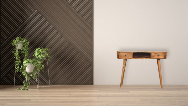 English Elm Chestnut Butterfly Dining Table - Solid Wood, Cozy Contemporary Design For Small Spaces & Gatherings B182P166581