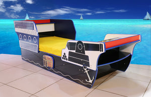 Hearth and Haven Pirate Ship Bed W2237S00005