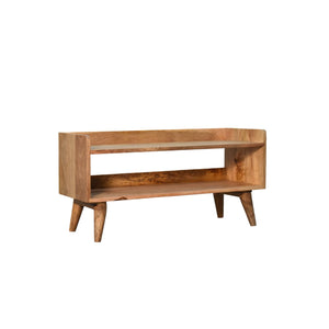 English Elm Oak-Ish Scandinavian Storage Bench - Stylish Seating & Hidden Storage For Entryways, Bedrooms & More B182P166669