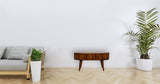 English Elm Stripe Chestnut Coffee Table