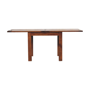 English Elm Chestnut Butterfly Dining Table - Solid Wood, Cozy Contemporary Design For Small Spaces & Gatherings B182P166581