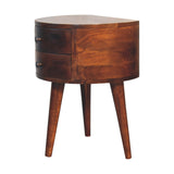 English Elm Odyssey Tripod Bedside