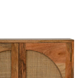 English Elm Close-Knit Leaf Cabinet