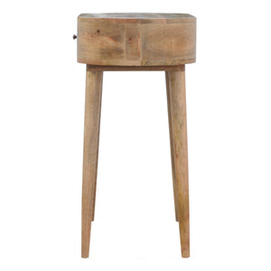 English Elm Albion Console with 1 Drawer and Nordic Legs — Solid Wood Light Brown Accent Table, Timeless Design Oak B182P166504