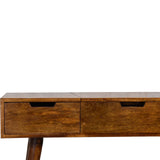 English Elm Chestnut Foldable Mirror Table