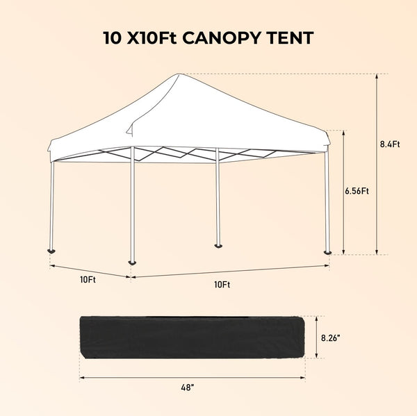 English Elm Outdoor 10x10 Pop up Gazebo with Removable Sidewalls Waterproof Steel Frame Canopy Magenta W419P445712