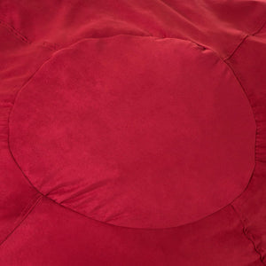 English Elm 5-Foot High-Density Shredded Foam Bean Bag Chair – Cozy Microsuede Cover For Kids & Adults, Red B181P164877