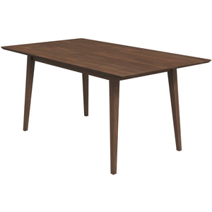 English Elm Levi Solid Wood Rectangular Dining Table with Beveled Edges for Six Guests B183P201605