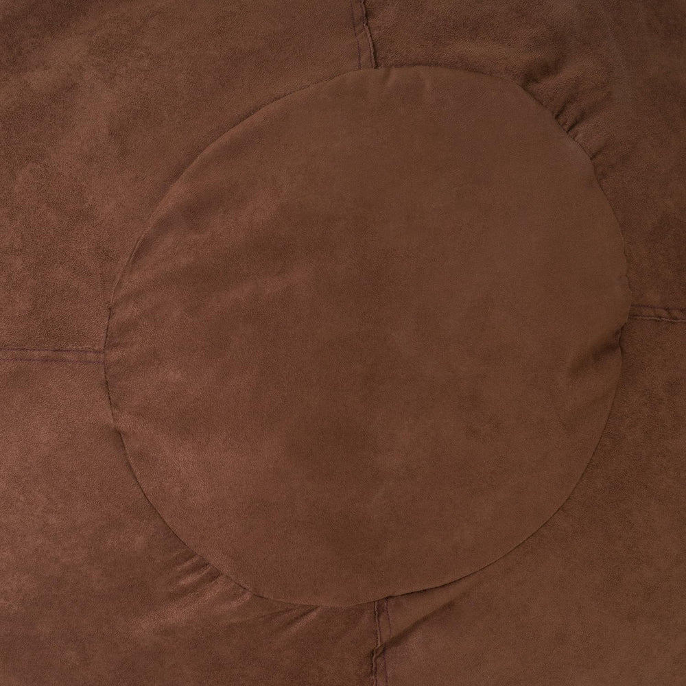 English Elm 5-Foot Shredded Foam Bean Bag Chair For Kids & Adults, Soft Microsuede, Perfect For Lounging & Reading B181P164879