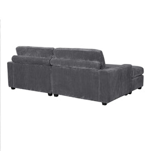 English Elm 90'' Square Arm Sofa With Removable Back Cushions and 2 Pillows,Couch For Living Room, Office, Apartment