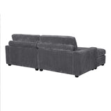 English Elm 90'' Square Arm Sofa With Removable Back Cushions and 2 Pillows,Couch For Living Room, Office, Apartment