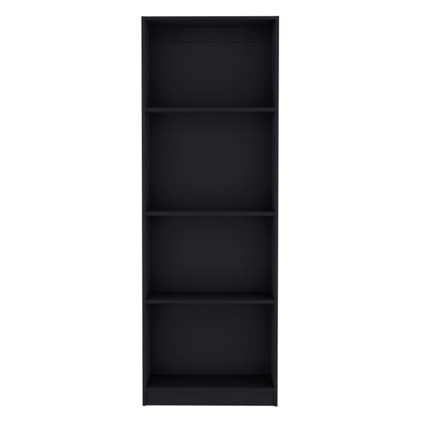 English Elm Vinton Tiered Bookcase with Smart Space-Saving Shelves, Versatile Display for Books & Decor Black 39.37 L x 27.6 W x 3.54 H B097P167425