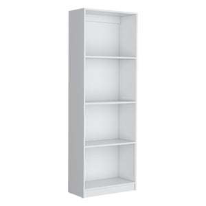 English Elm Vinton Tiered Bookcase with Smart Space-Saving Shelves, Versatile Display for Books & Decor White 39.37 L x 27.6 W x 3.54 H B097P167426