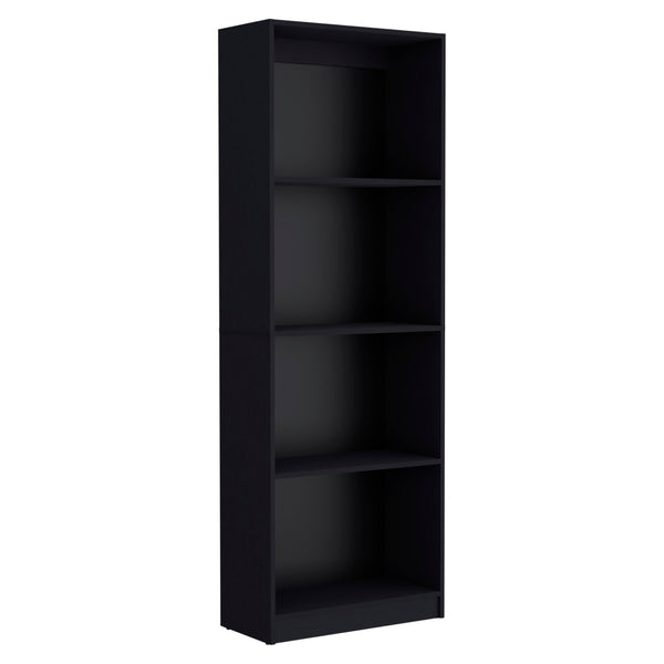 English Elm Vinton Tiered Bookcase with Smart Space-Saving Shelves, Versatile Display for Books & Decor Black 39.37 L x 27.6 W x 3.54 H B097P167425