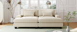 English Elm 90'' Square Arm Sofa With Removable Back Cushions and 2 Pillows, Couch For Living Room, Office, Apartment