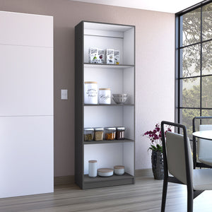 English Elm Vinton Tiered Bookcase with Smart Space-Saving Shelves, Versatile Display for Books & Decor Multicolor 39.37 L x 27.6 W x 3.54 H B097P167427