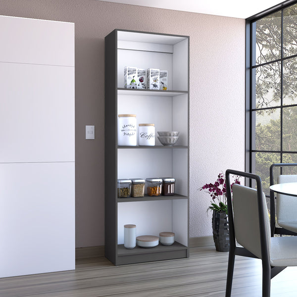 English Elm Vinton Tiered Bookcase with Smart Space-Saving Shelves, Versatile Display for Books & Decor Multicolor 39.37 L x 27.6 W x 3.54 H B097P167427